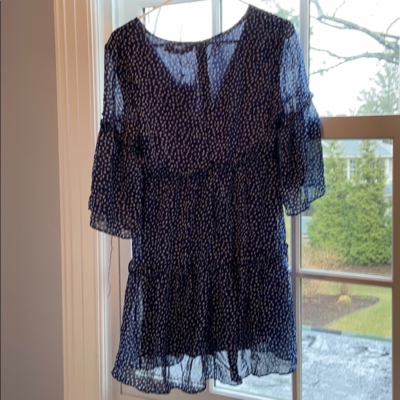 Navy Blue and White Sundress - Picture 2 of 2